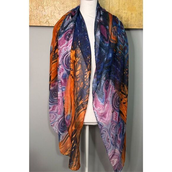 Torino Abstract Scarf - Picture 11 of 13